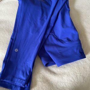 Lulu leggings electric blue color